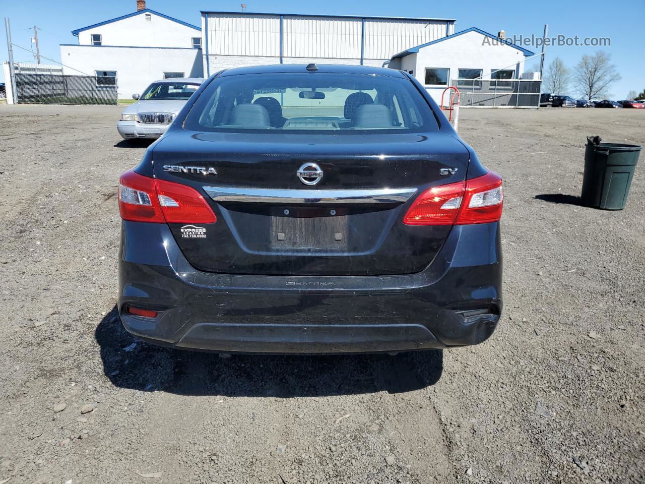 2018 Nissan Sentra S Black vin: 3N1AB7AP0JY312848