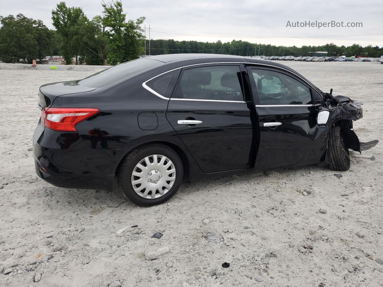 2018 Nissan Sentra S Black vin: 3N1AB7AP0JY315278