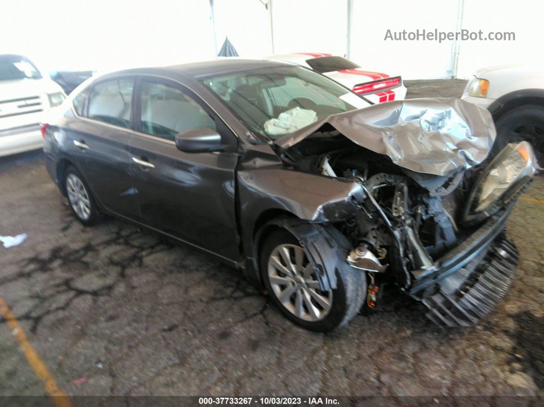 2018 Nissan Sentra S Gray vin: 3N1AB7AP0JY316611