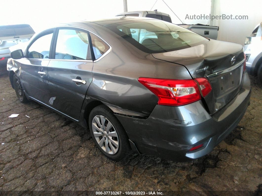 2018 Nissan Sentra S Gray vin: 3N1AB7AP0JY316611