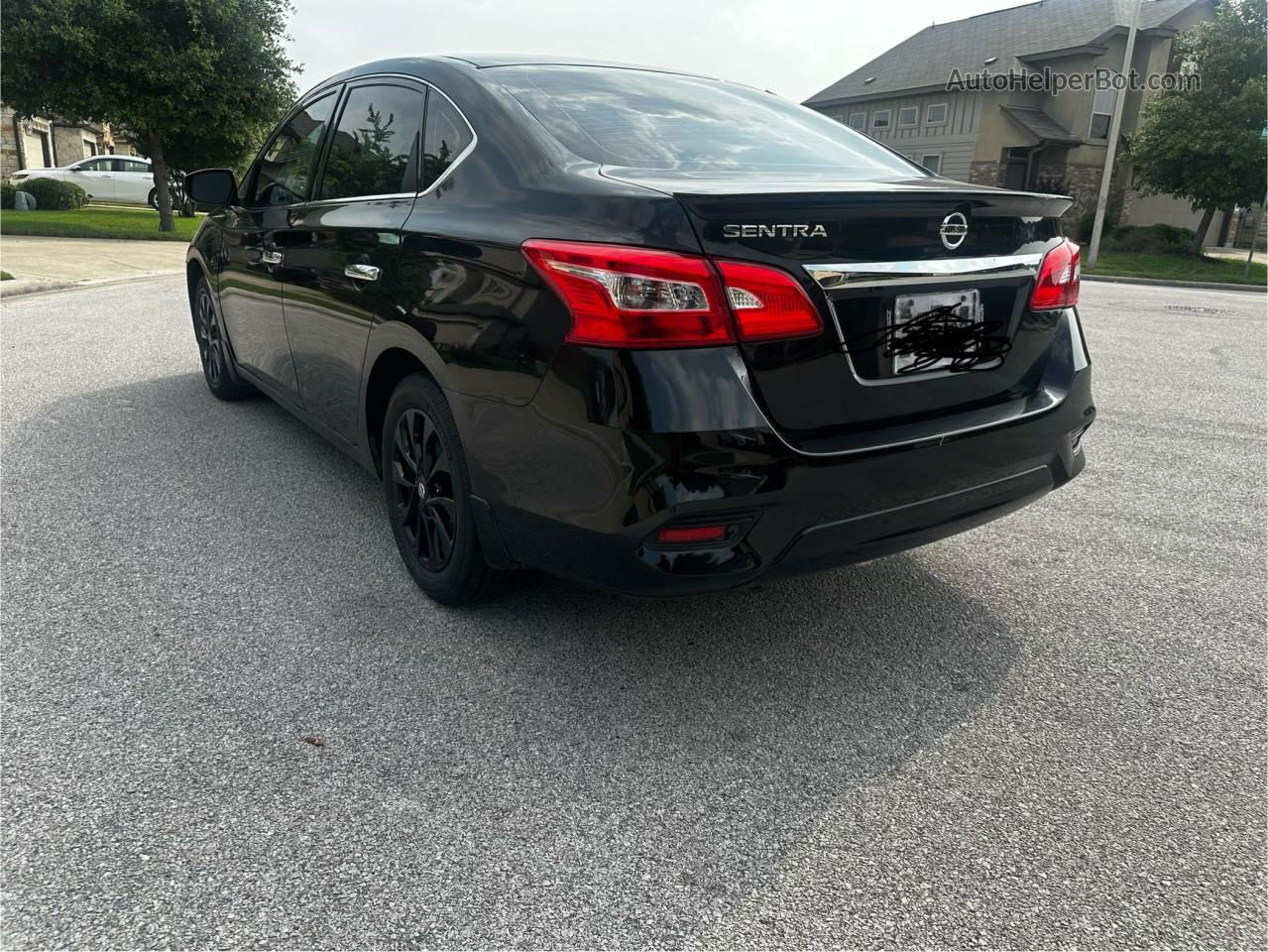 2018 Nissan Sentra S Black vin: 3N1AB7AP0JY317967