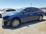 2018 Nissan Sentra S Blue vin: 3N1AB7AP0JY320478