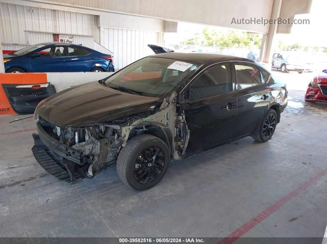 2018 Nissan Sentra S Black vin: 3N1AB7AP0JY328368