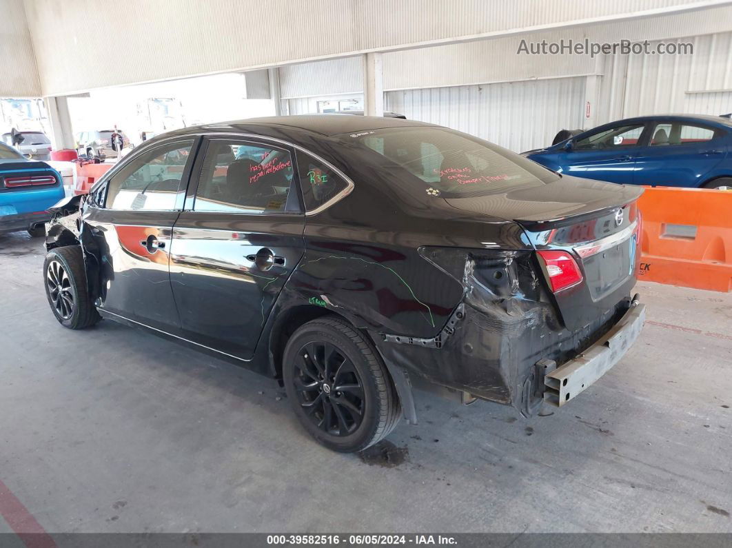 2018 Nissan Sentra S Black vin: 3N1AB7AP0JY328368