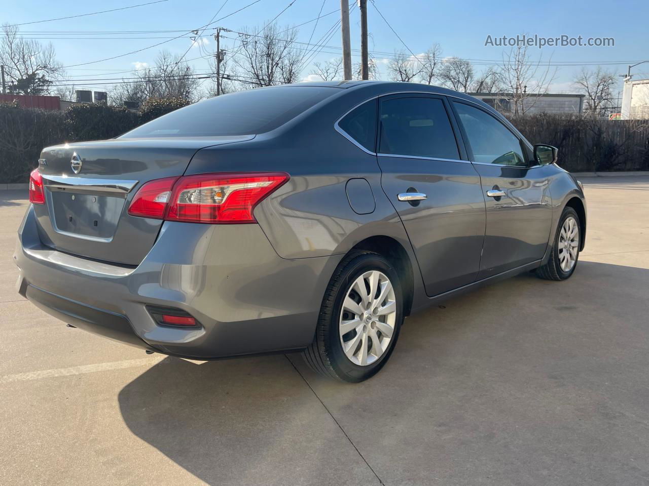 2018 Nissan Sentra S Угольный vin: 3N1AB7AP0JY336020