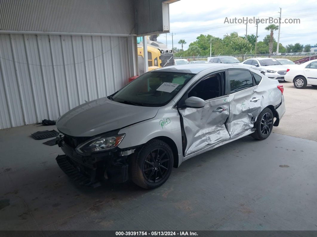 2018 Nissan Sentra S Silver vin: 3N1AB7AP0JY337183