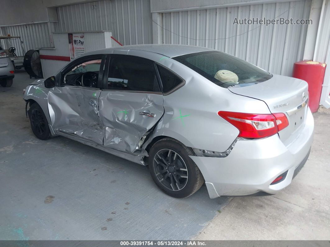 2018 Nissan Sentra S Silver vin: 3N1AB7AP0JY337183