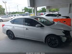 2018 Nissan Sentra S Серебряный vin: 3N1AB7AP0JY337183