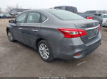 2019 Nissan Sentra Sv Gray vin: 3N1AB7AP0KL608273