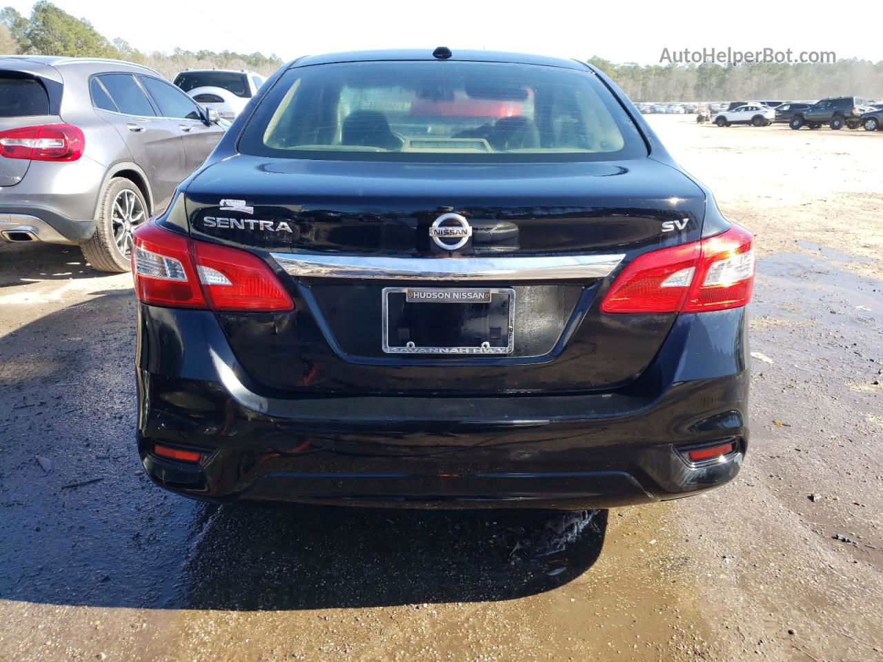 2019 Nissan Sentra S Black vin: 3N1AB7AP0KL625235