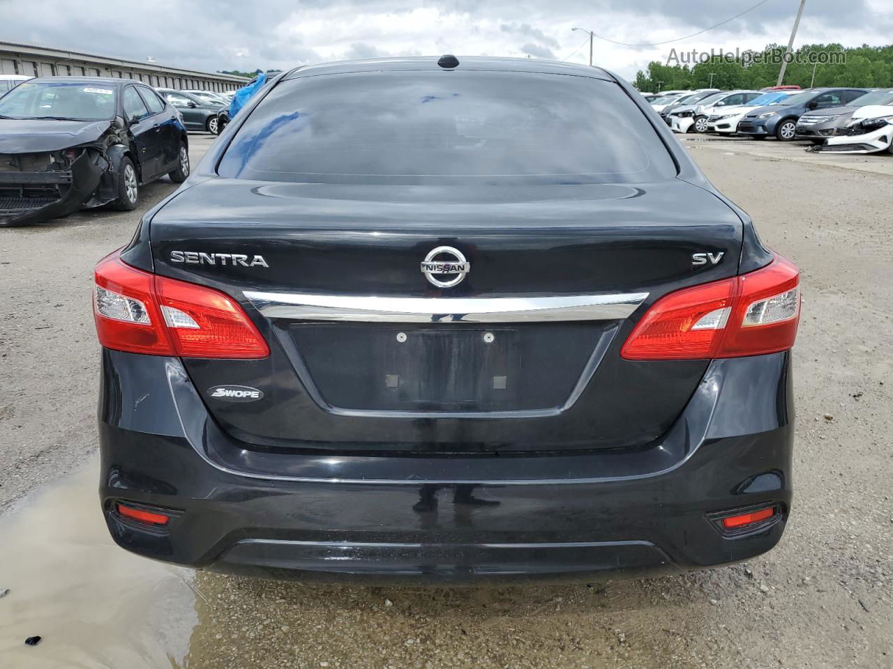 2019 Nissan Sentra S Black vin: 3N1AB7AP0KY225565