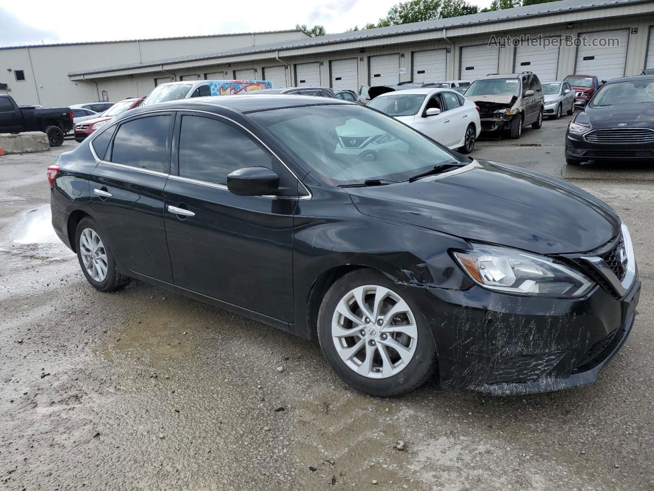 2019 Nissan Sentra S Black vin: 3N1AB7AP0KY225565