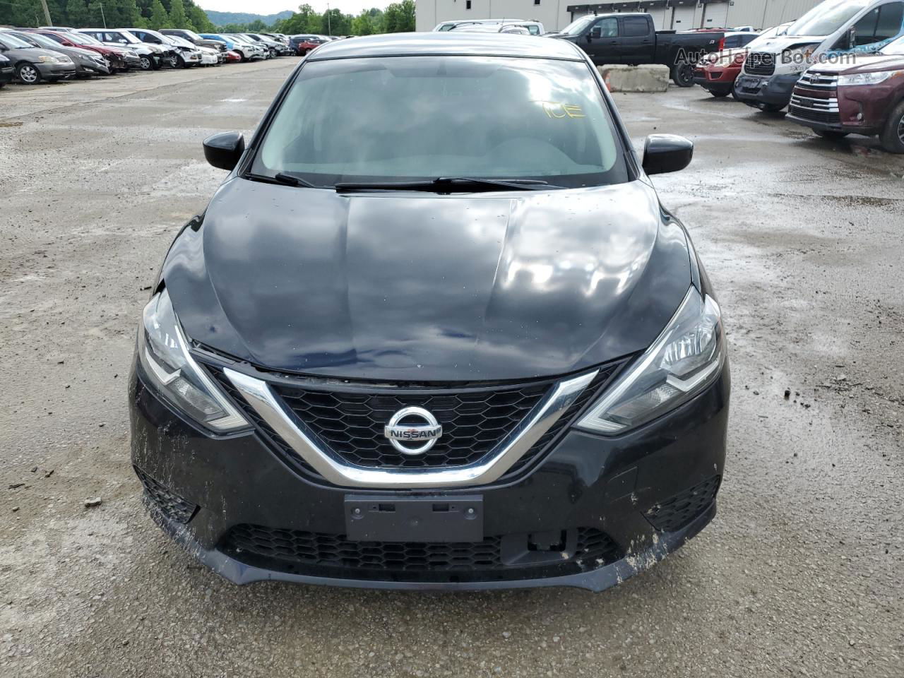 2019 Nissan Sentra S Black vin: 3N1AB7AP0KY225565