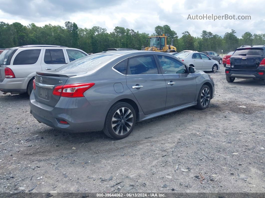 2019 Nissan Sentra Sr Gray vin: 3N1AB7AP0KY234458