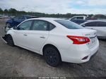 2019 Nissan Sentra S White vin: 3N1AB7AP0KY244259