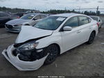 2019 Nissan Sentra S White vin: 3N1AB7AP0KY244259