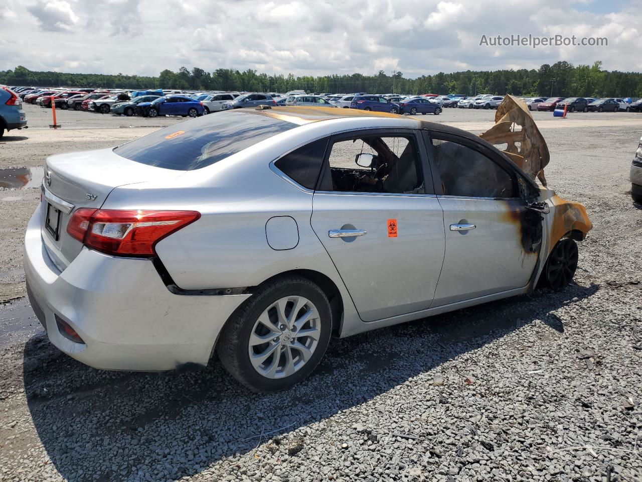 2019 Nissan Sentra S Burn vin: 3N1AB7AP0KY277259