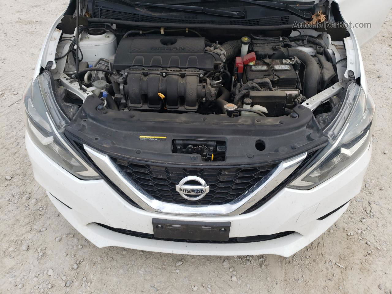 2019 Nissan Sentra S Белый vin: 3N1AB7AP0KY298029