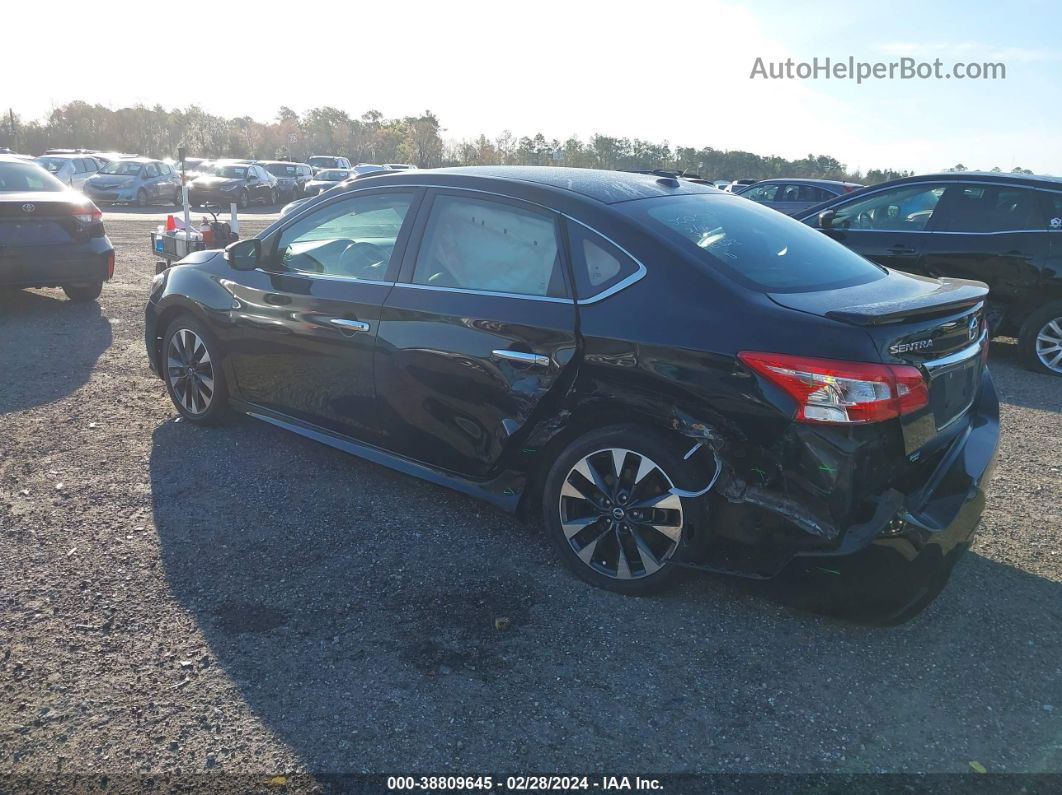 2019 Nissan Sentra Sr Black vin: 3N1AB7AP0KY298323