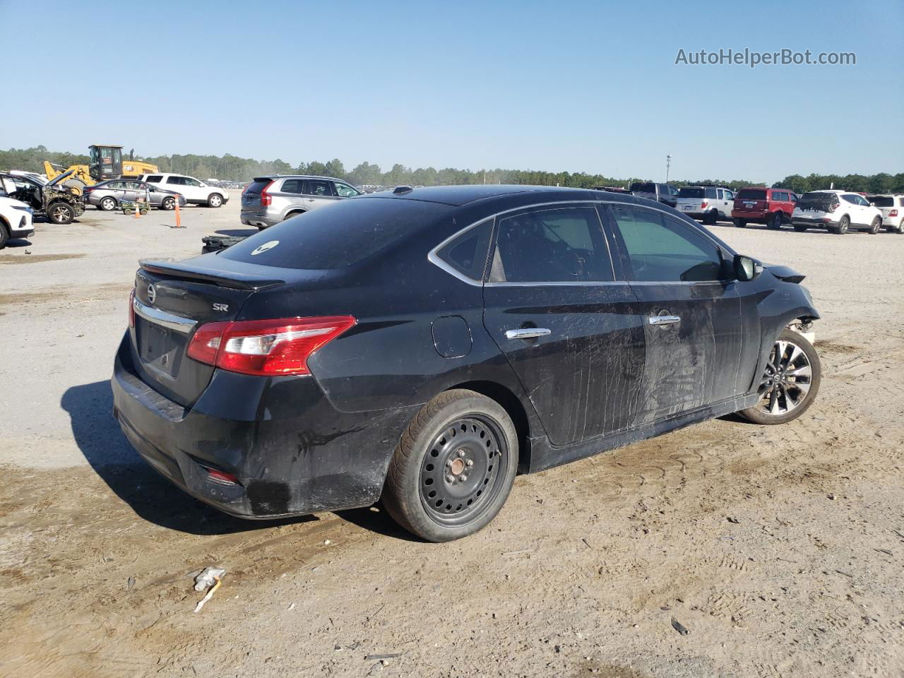 2019 Nissan Sentra S Black vin: 3N1AB7AP0KY302001