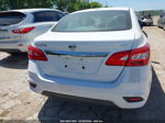 2019 Nissan Sentra Sv White vin: 3N1AB7AP0KY309269