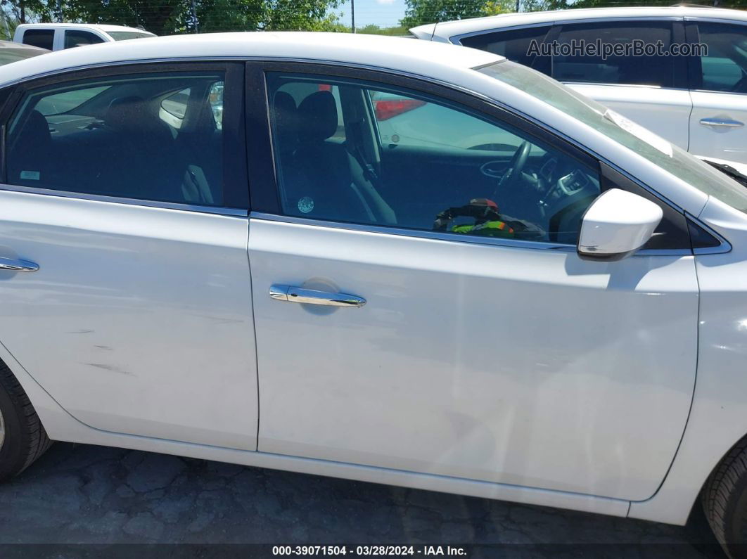 2019 Nissan Sentra Sv White vin: 3N1AB7AP0KY309269