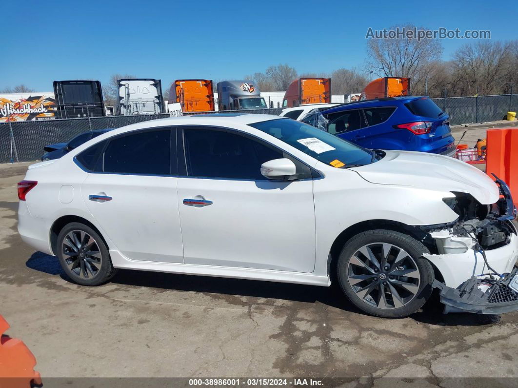 2019 Nissan Sentra Sr White vin: 3N1AB7AP0KY316187