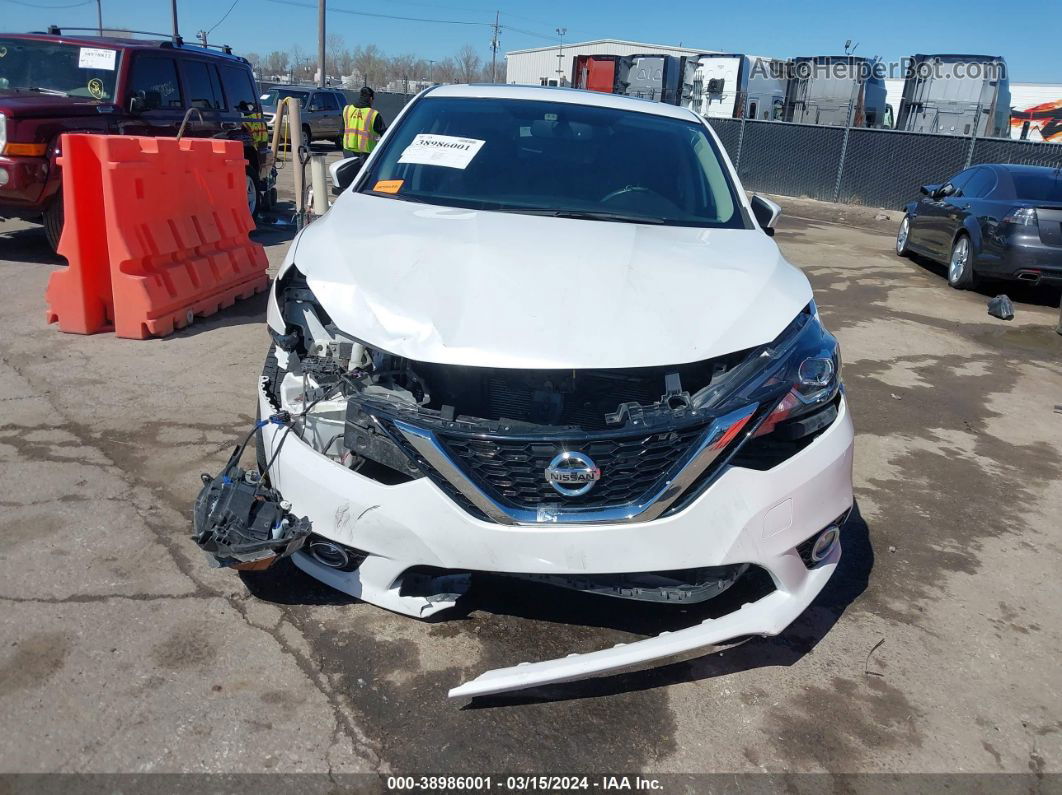 2019 Nissan Sentra Sr Белый vin: 3N1AB7AP0KY316187