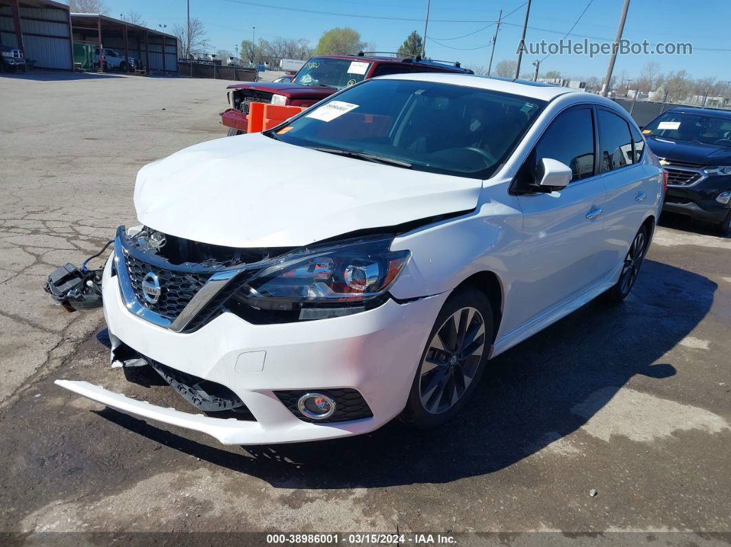 2019 Nissan Sentra Sr Белый vin: 3N1AB7AP0KY316187