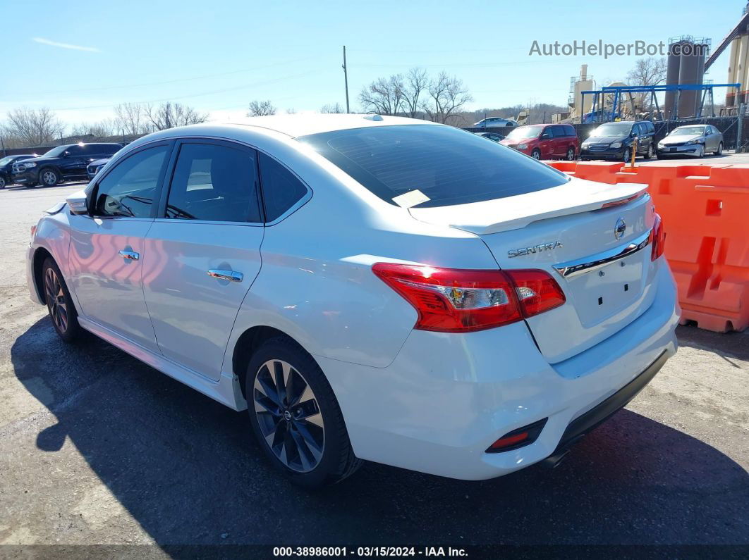 2019 Nissan Sentra Sr White vin: 3N1AB7AP0KY316187