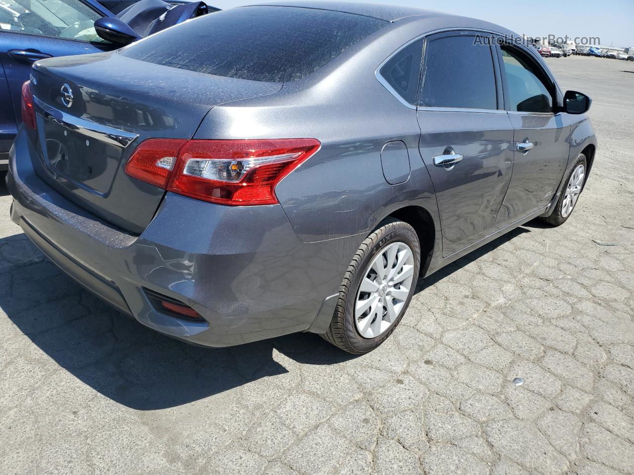 2019 Nissan Sentra S Charcoal vin: 3N1AB7AP0KY325875