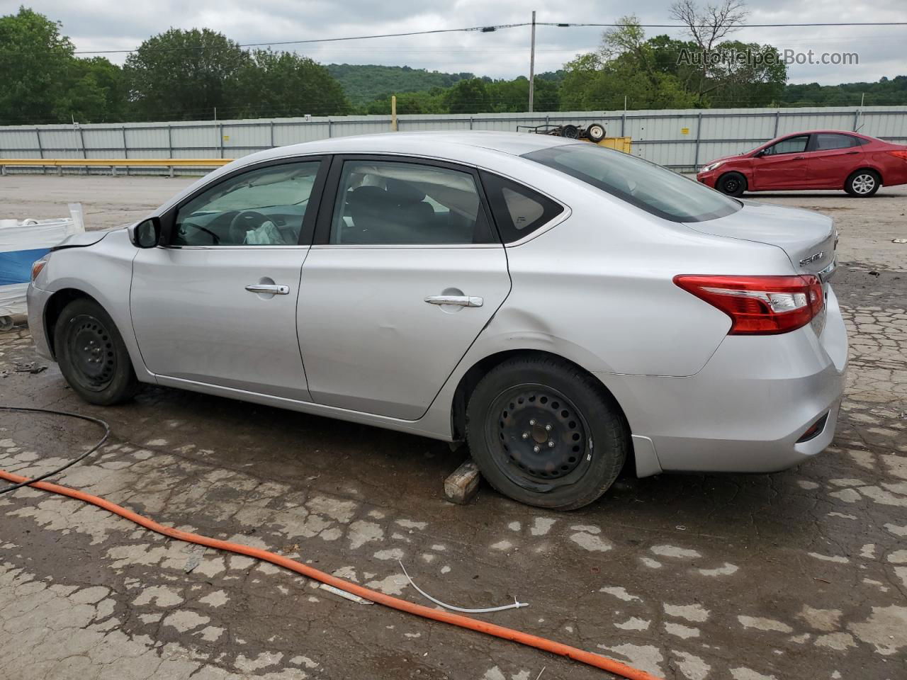 2019 Nissan Sentra S Silver vin: 3N1AB7AP0KY330610