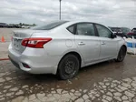 2019 Nissan Sentra S Серебряный vin: 3N1AB7AP0KY330610