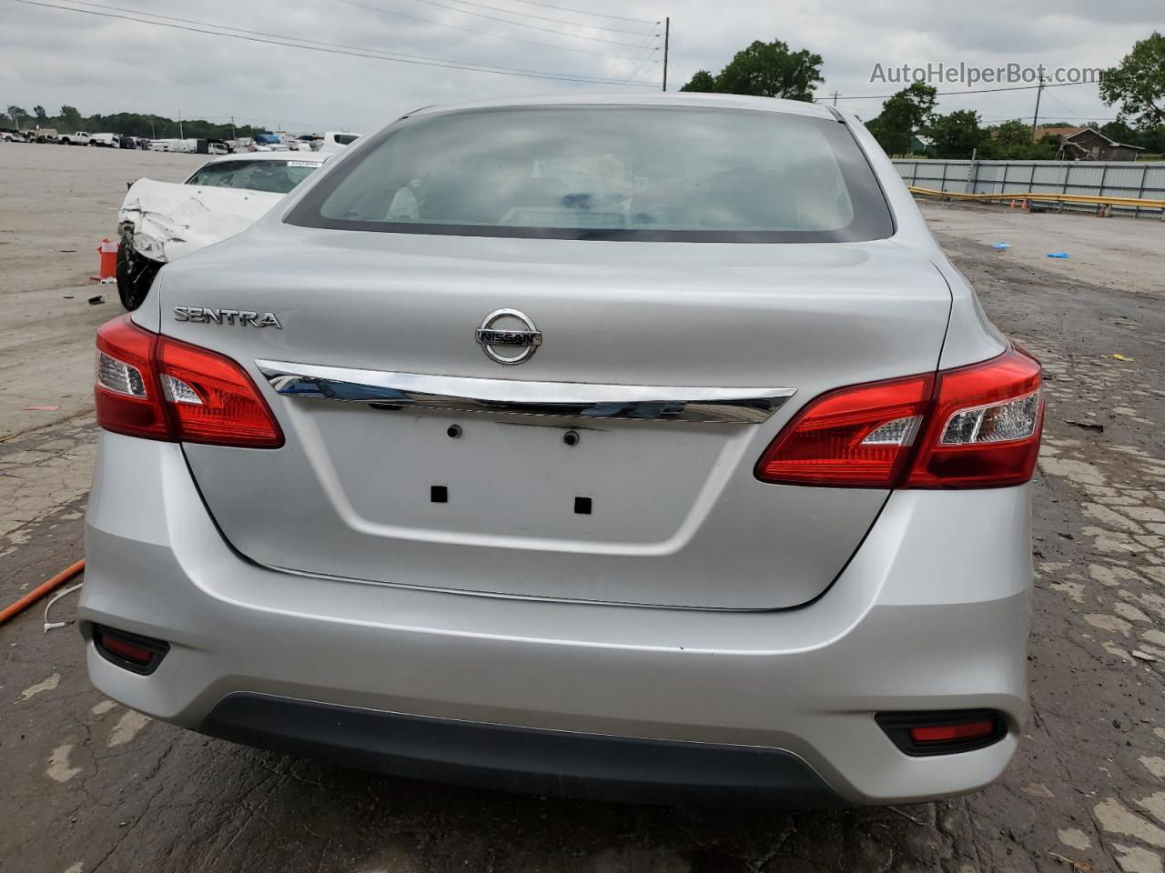 2019 Nissan Sentra S Silver vin: 3N1AB7AP0KY330610