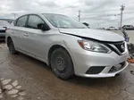 2019 Nissan Sentra S Серебряный vin: 3N1AB7AP0KY330610