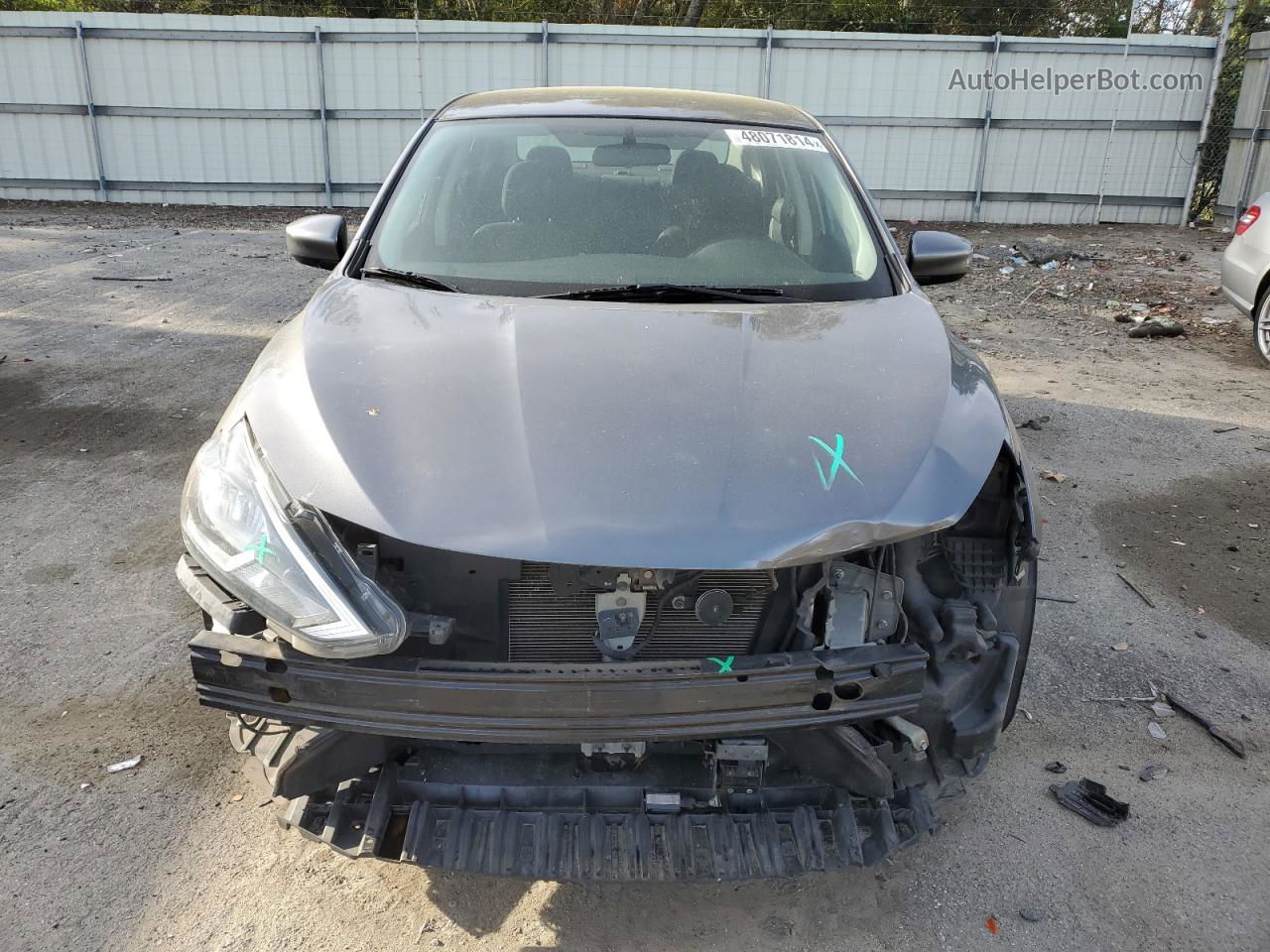 2019 Nissan Sentra S Gray vin: 3N1AB7AP0KY339758