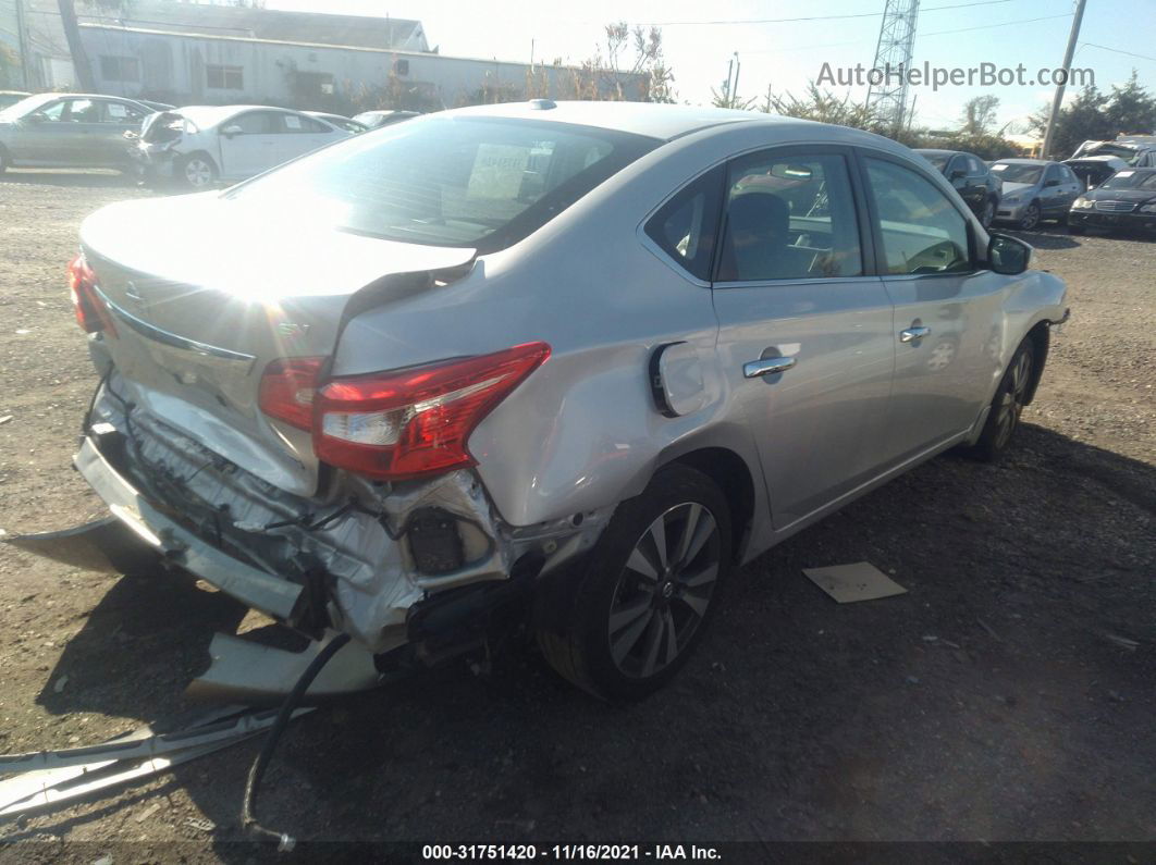 2019 Nissan Sentra Sv Silver vin: 3N1AB7AP0KY373926