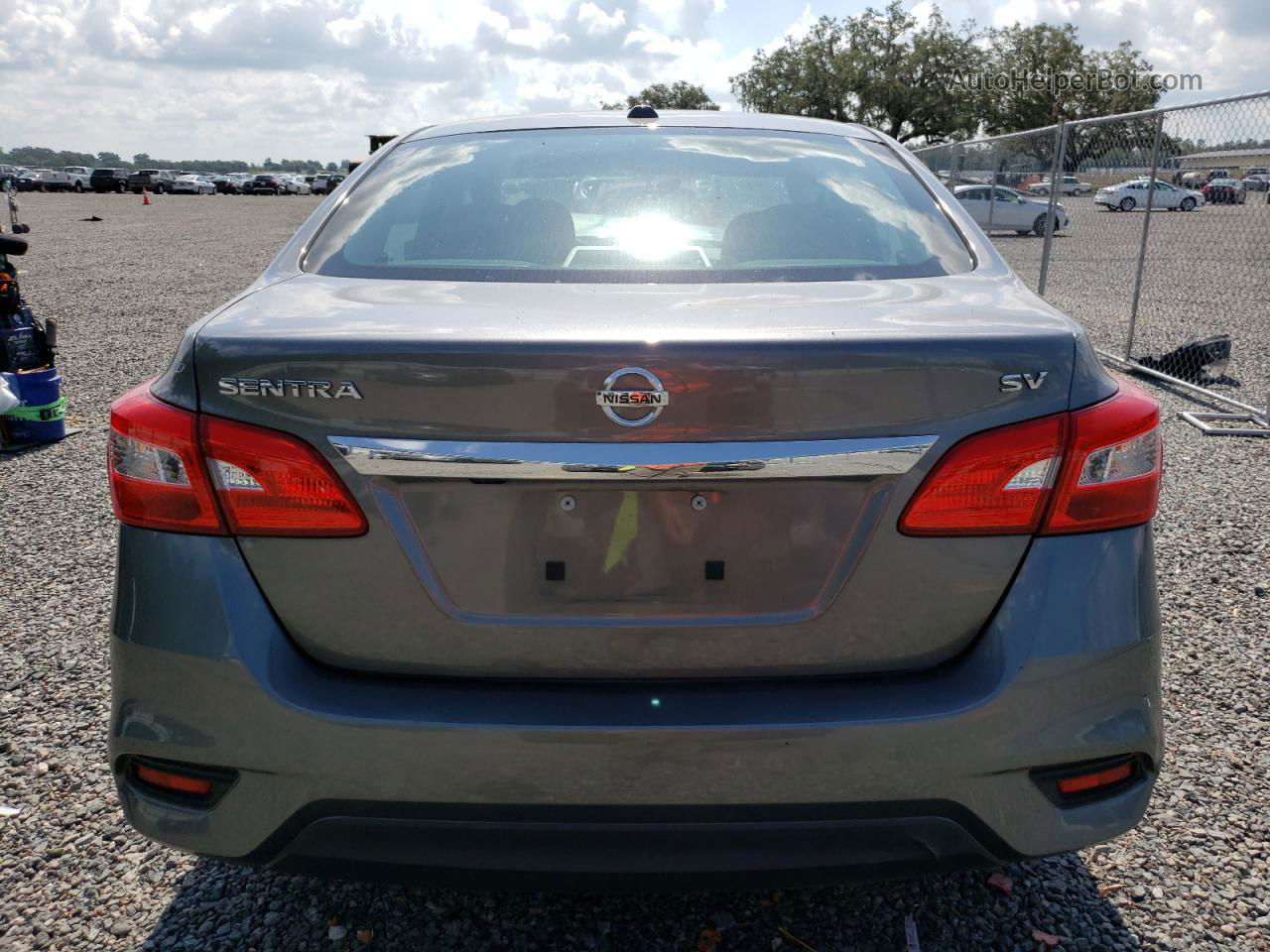 2019 Nissan Sentra S Gray vin: 3N1AB7AP0KY383744