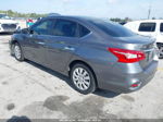 2019 Nissan Sentra S Gray vin: 3N1AB7AP0KY406827