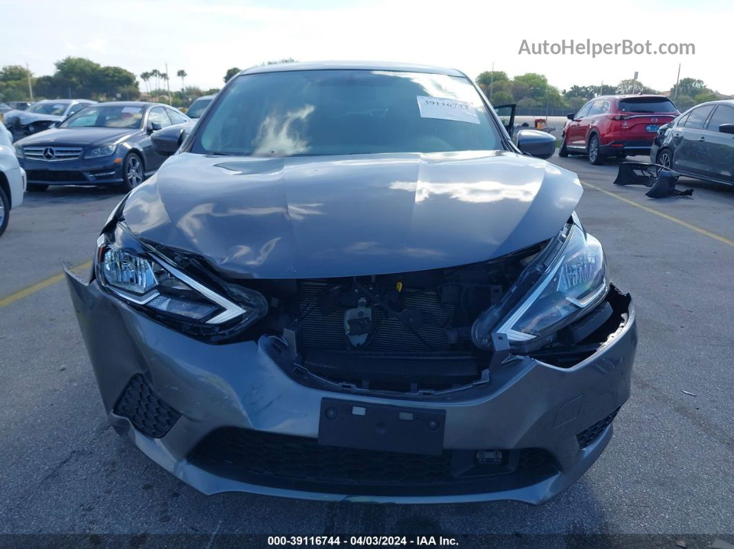 2019 Nissan Sentra S Gray vin: 3N1AB7AP0KY406827