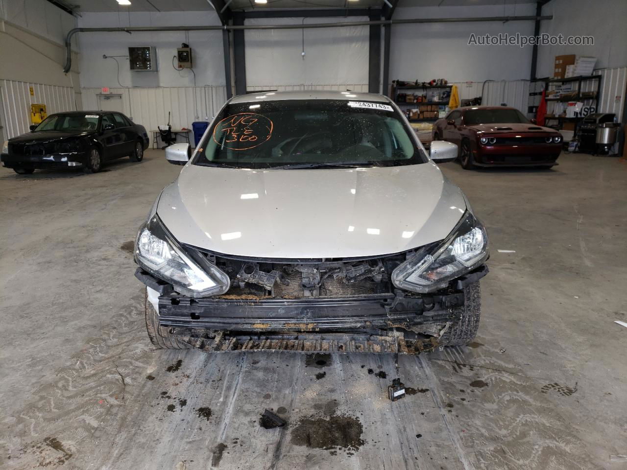 2019 Nissan Sentra S Silver vin: 3N1AB7AP0KY426382