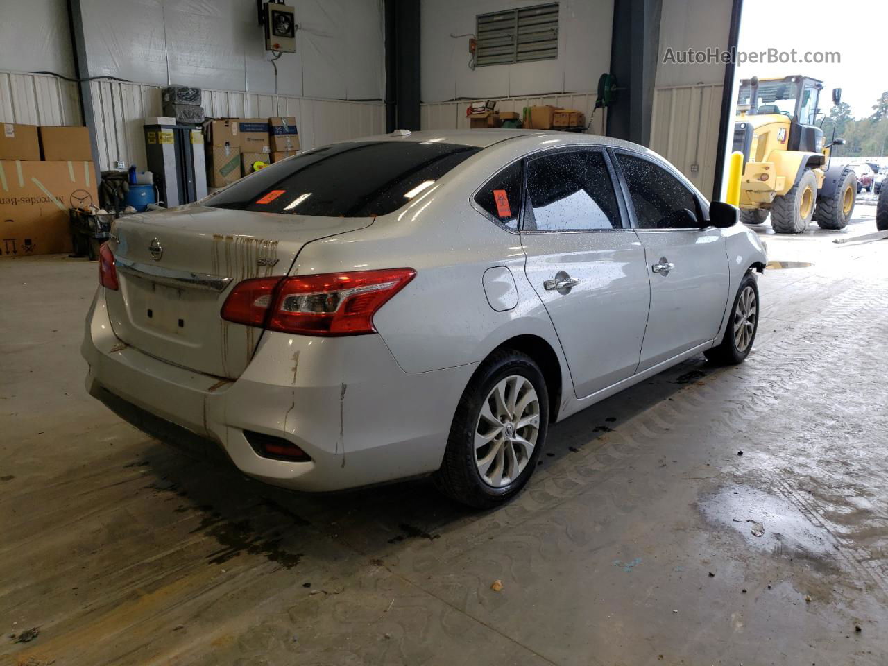 2019 Nissan Sentra S Silver vin: 3N1AB7AP0KY426382