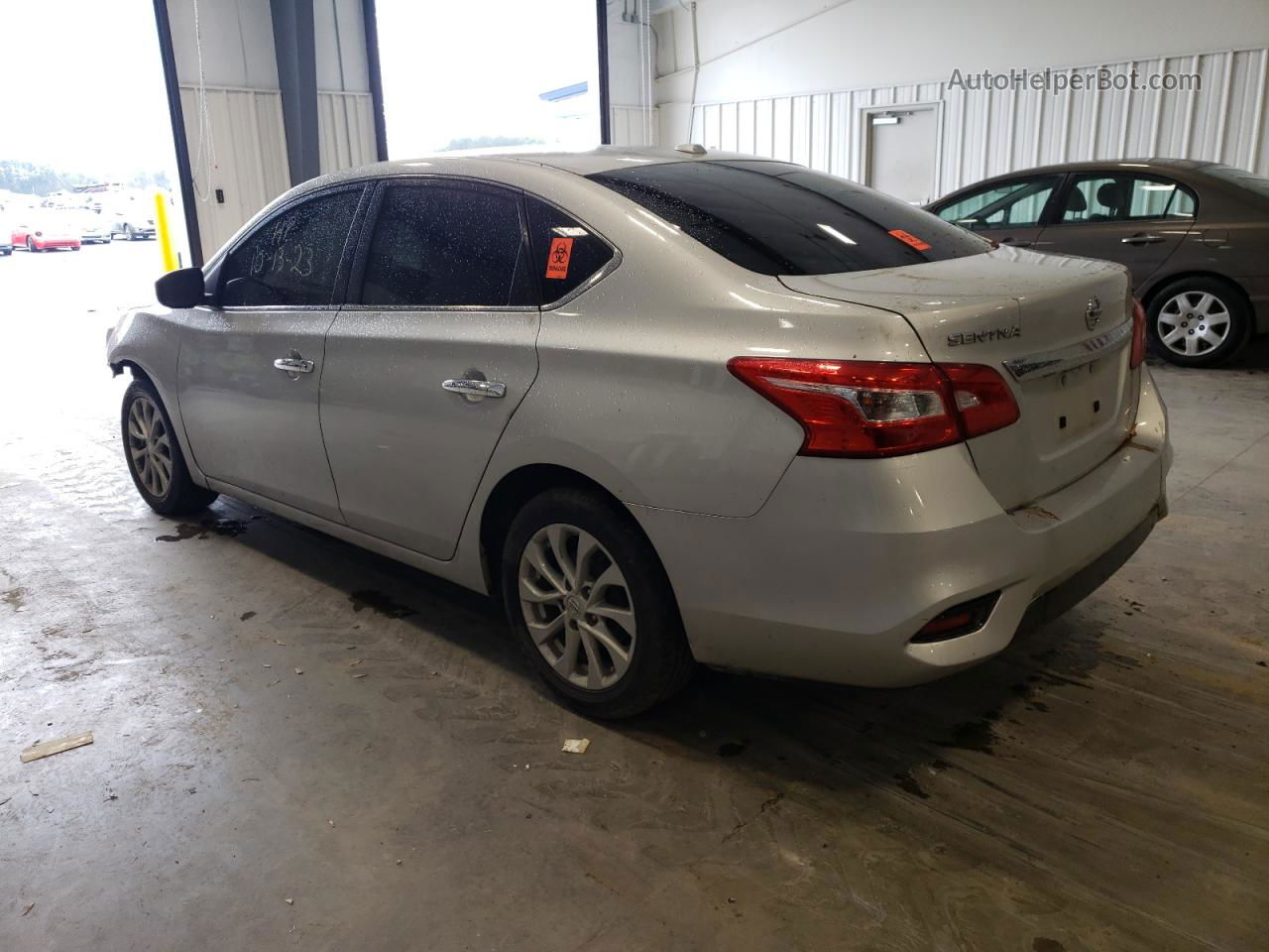 2019 Nissan Sentra S Silver vin: 3N1AB7AP0KY426382