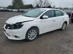 2019 Nissan Sentra S White vin: 3N1AB7AP0KY431923