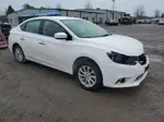 2019 Nissan Sentra S White vin: 3N1AB7AP0KY431923