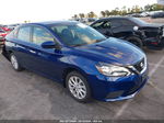 2019 Nissan Sentra Sv Blue vin: 3N1AB7AP0KY440251