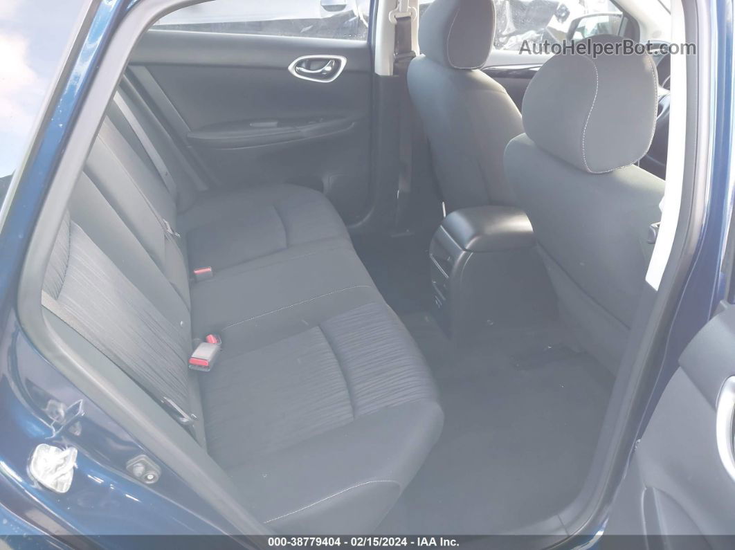 2019 Nissan Sentra Sv Blue vin: 3N1AB7AP0KY440251