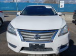 2014 Nissan Sentra S White vin: 3N1AB7AP1EL625314