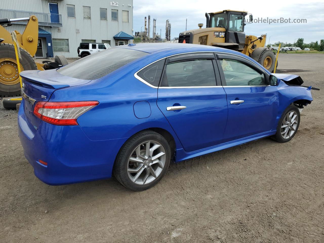 2014 Nissan Sentra S Blue vin: 3N1AB7AP1EL643828