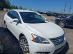 2014 Nissan Sentra Sv White vin: 3N1AB7AP1EL656384